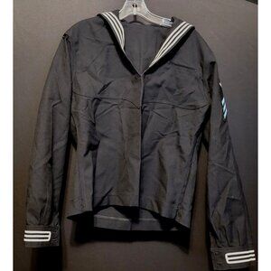 Vintage US Navy Enlisted Dress Jumper Cracker Jack  42R Patches NMCB 5